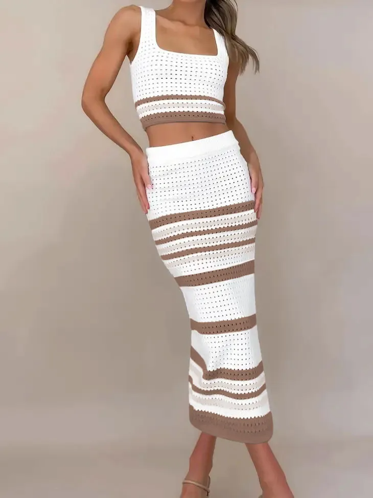 Knitted Two-Piece Set