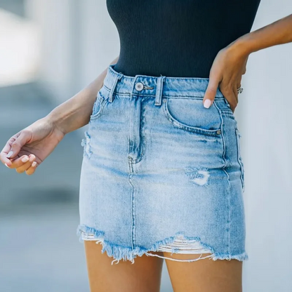 Denim skirt