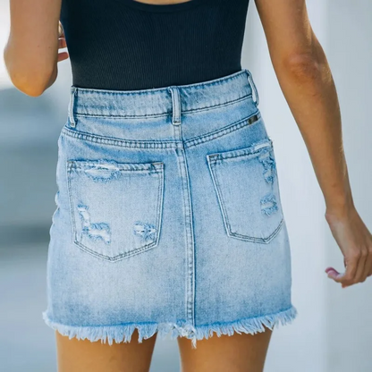 Denim skirt